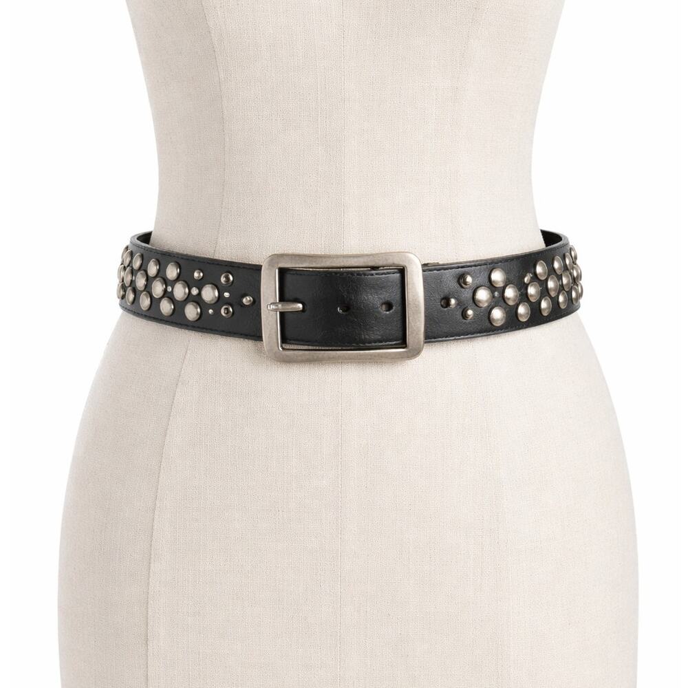 Black Studded Belt